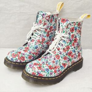 Dr Martens 1460 Pascal Wild Poppy Combat Boots